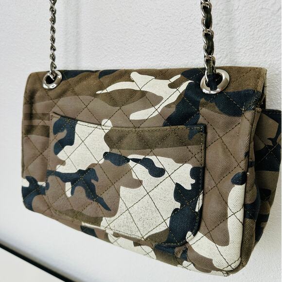 READYMADE Japan Green Multi Army Patch Shoulder Bag Braided Strap - Picture 2 of 16